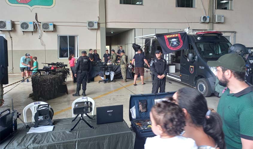 Projeto “Portões Abertos” aproxima a população das ações da segurança pública do Governo de Rondônia