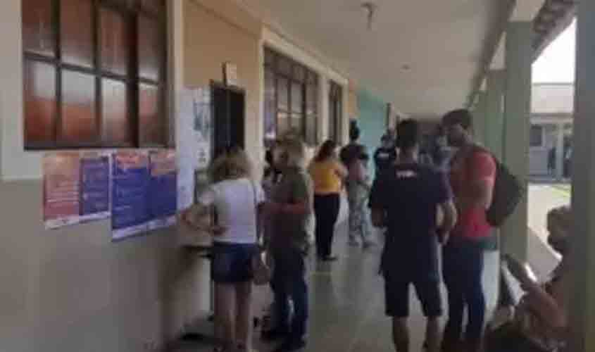 Idosos aproveitam horário especial para participar da votação em Vilhena
