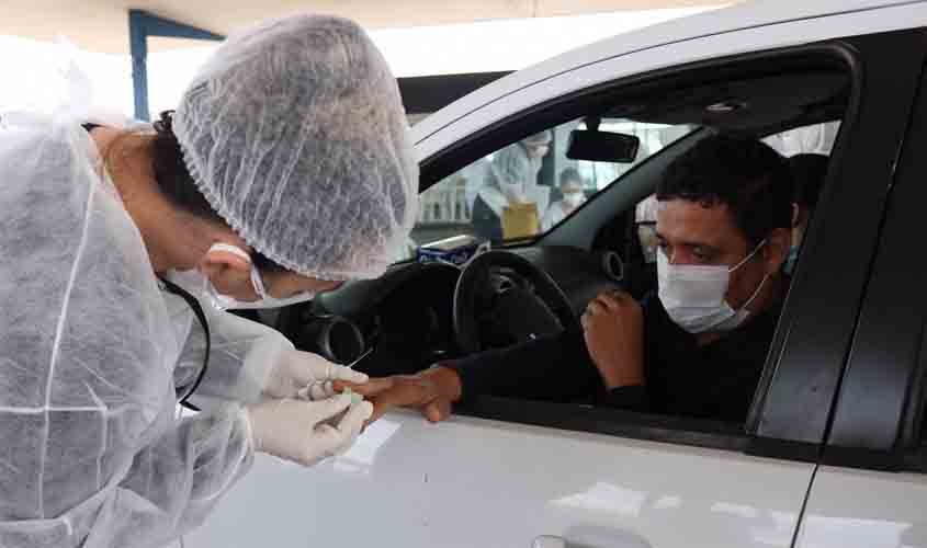 Rondônia recebe reconhecimento em nível nacional como um dos estados que mais testou para Covid-19