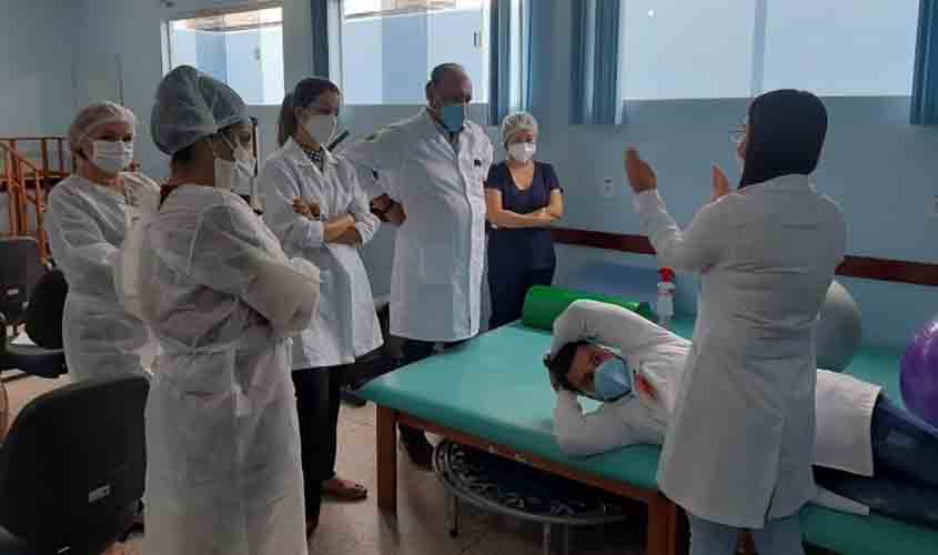 Semusa capacita profissionais para atender pacientes com sequelas