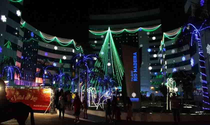 Abertura do “Natal de Luz” no Palácio Rio Madeira em Porto Velho vai ser realizada nesta quarta-feira, 15