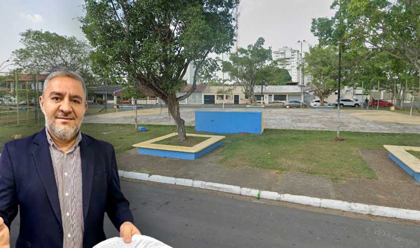 Vereador Fogaça pede revitalização da Praça da Bússola no bairro Pedrinhas