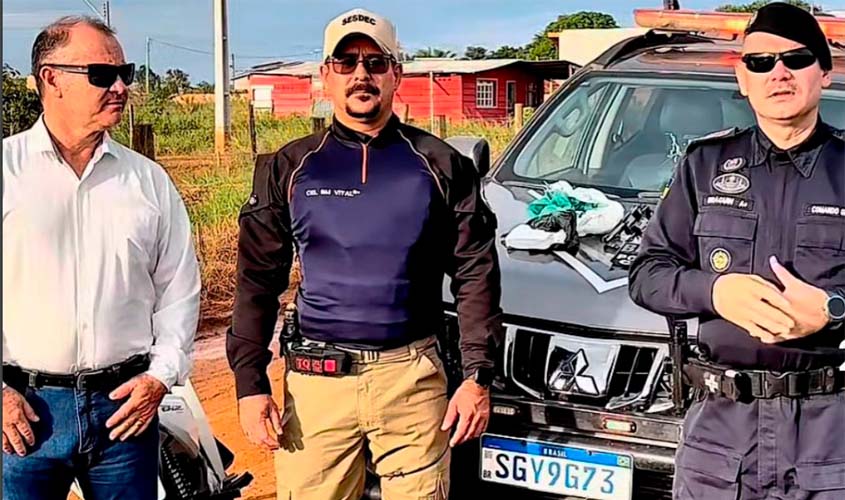 Operação com 240 policiais apreende drogas e armas