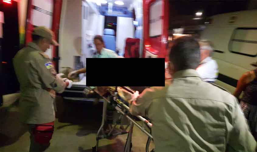 Homem leva facada no tórax em distrito de Porto Velho
