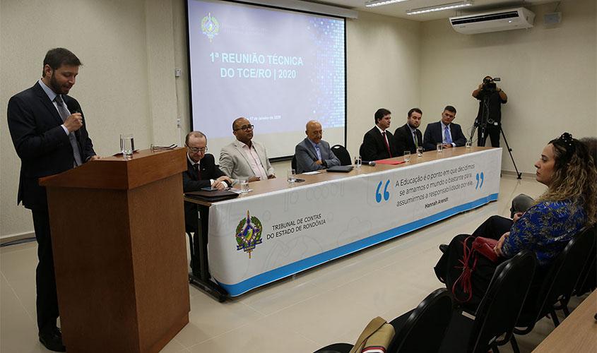 TCE-RO abre 1ª Reunião Técnica para debater o controle de políticas e programas públicos educacionais