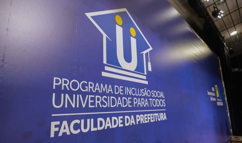 Faculdade da Prefeitura segue com inscrições abertas até dia 21 de janeiro