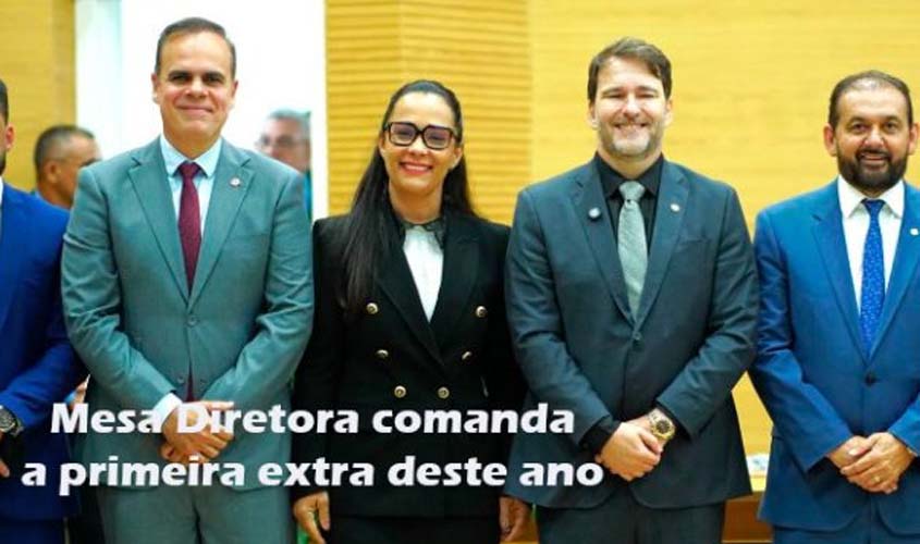 Assembleia analisa vetos em sessão extra e aguarda orçamento