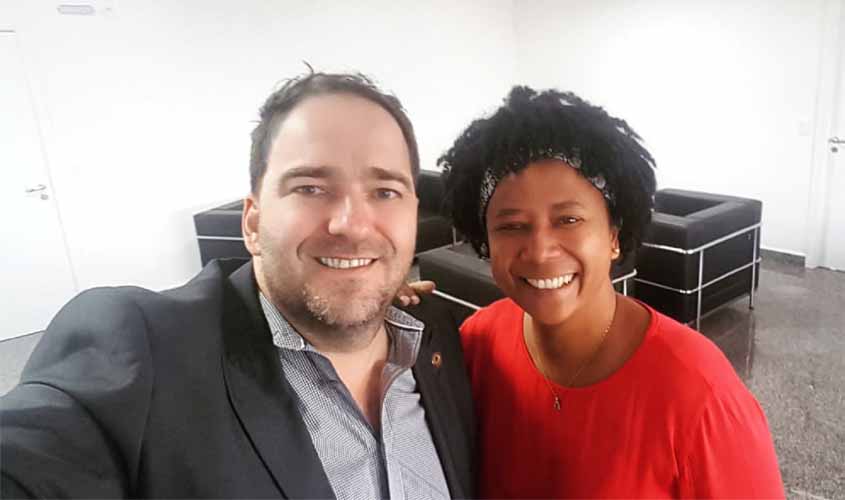 Redano defende união por Rondônia durante encontro com a deputada Federal Silvia Cristina