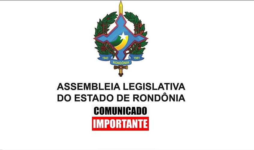 Coronavírus: Ato da Mesa Diretora adota regras de prevenção na Assembleia