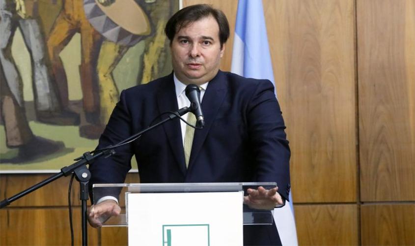 Para Maia, apoio de Bolsonaro às manifestações é um atentado à saúde pública