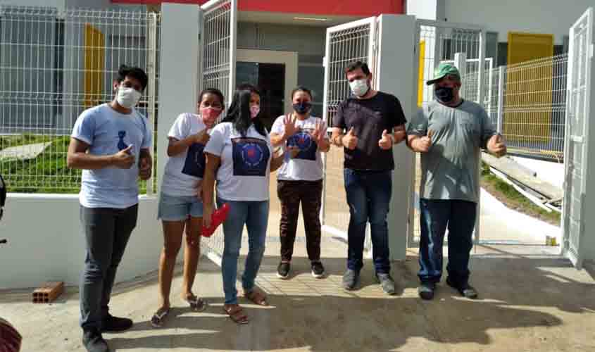 Presidente da Câmara faz visita técnica no Centro de Educação Infantil no Alpha Parque