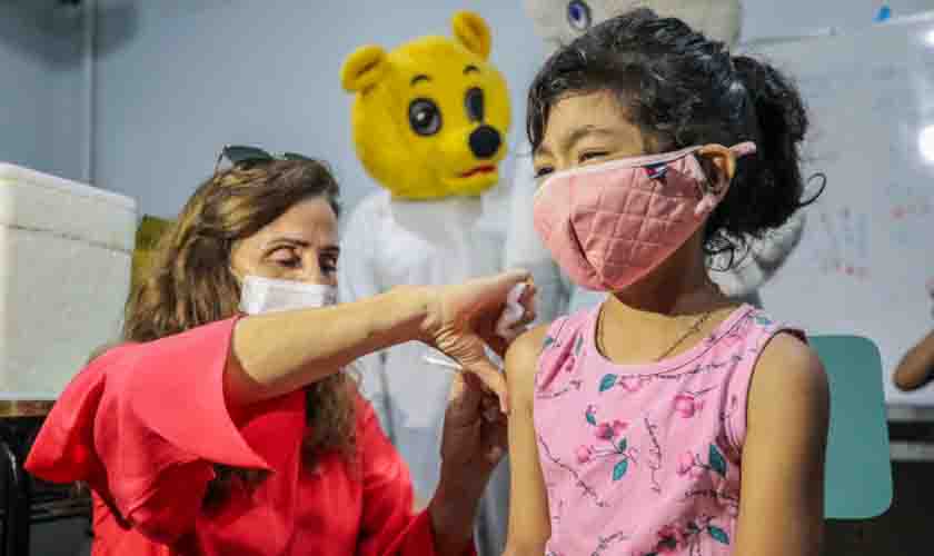 Cobertura vacinal com 1ª dose em crianças ainda é de 26% em Porto Velho