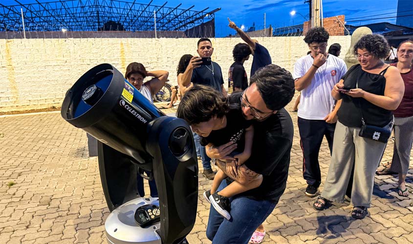 Crateras da Lua poderão ser observadas em evento em Porto Velho