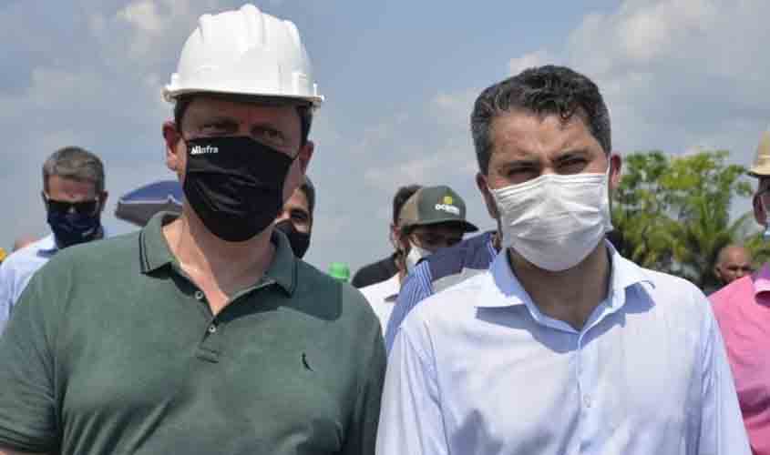 Marcos Rogério comemora conclusão das obras da Ponte do Abunã