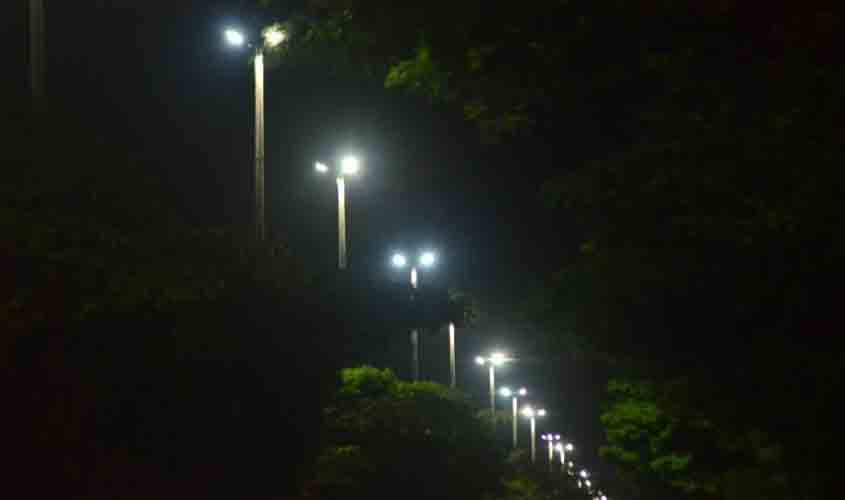 Avenidas de Vilhena são contempladas com iluminação de LED, mais projetos estão previstos