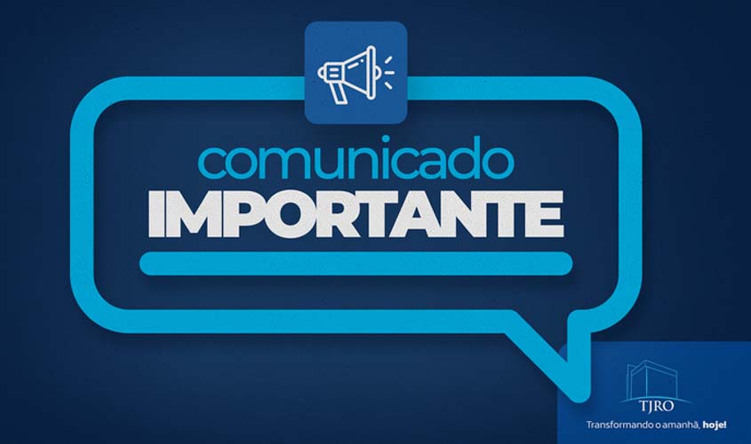 TJRO funcionará em regime de plantão durante feriado