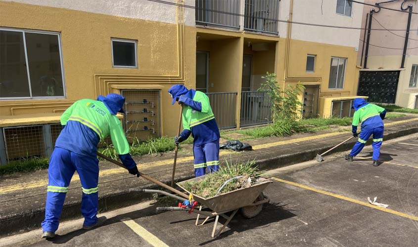 Ação de limpeza muda cenário da cidade