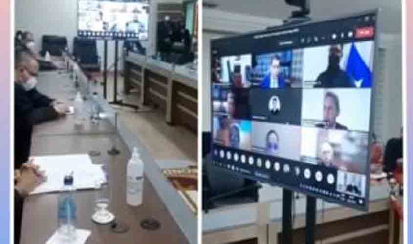 Cerimônia foi híbrida (presencial e online) com transmissão pelo canal oficial do MPRO no Youtube (www.youtube.com/mprobr)