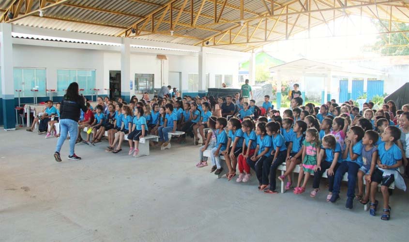 Município recebe ações de educação ambiental e prevenção às queimadas