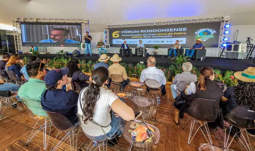 Governo de RO promove 7º Fórum Estadual de Febre Aftosa com foco na prevenção e fortalecimento da cadeia produtiva