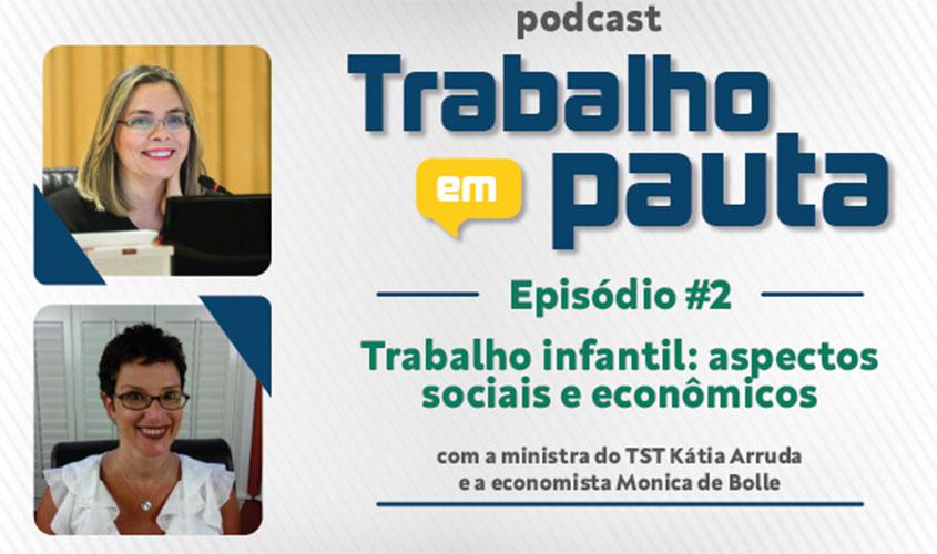 Podcast 'Trabalho em Pauta' debate formas de combate ao trabalho infantil 