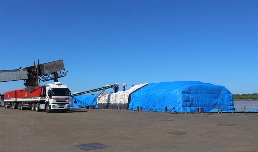 Movimentação de cargas no Porto de Porto Velho registra aumento de 77%