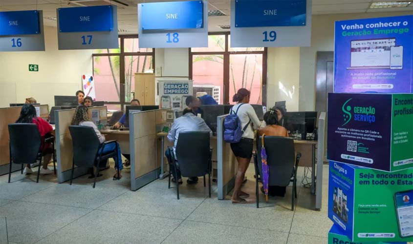 Sine Estadual oferece 2.653 vagas de emprego em RO
