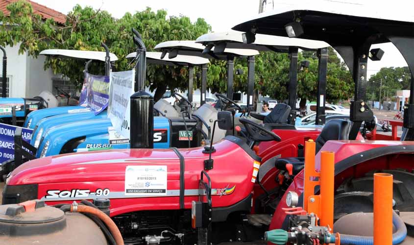 Governo de Rondônia entrega maquinários em São Francisco do Guaporé e projeta avanço da produção agrícola