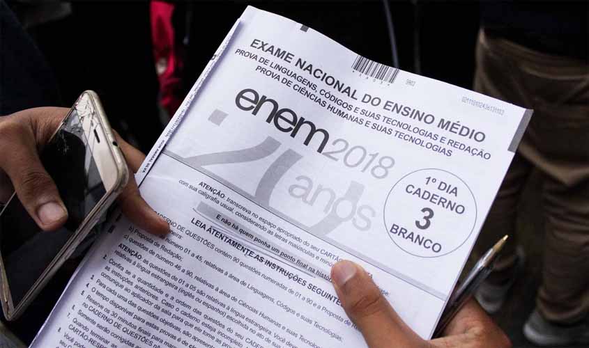 Enem 2019: Rondônia tem 58.643 inscritos e provas em 24 cidades