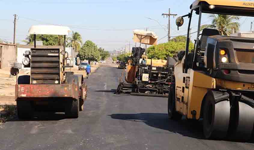 Iniciado recapeamento da avenida Jorge Teixeira, K-5