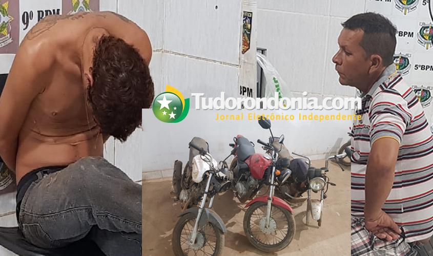 Polícia desmantela local usado para desmonte de moto e prende suspeitos