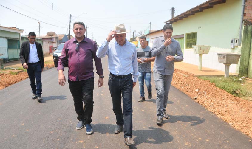 Prefeito Vistoria obras na zona Sul da cidade