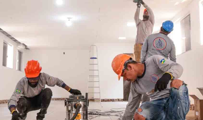 Obras de reforma e ampliação da maternidade e do centro obstétrico do Hospital de Base seguem em ritmo constante