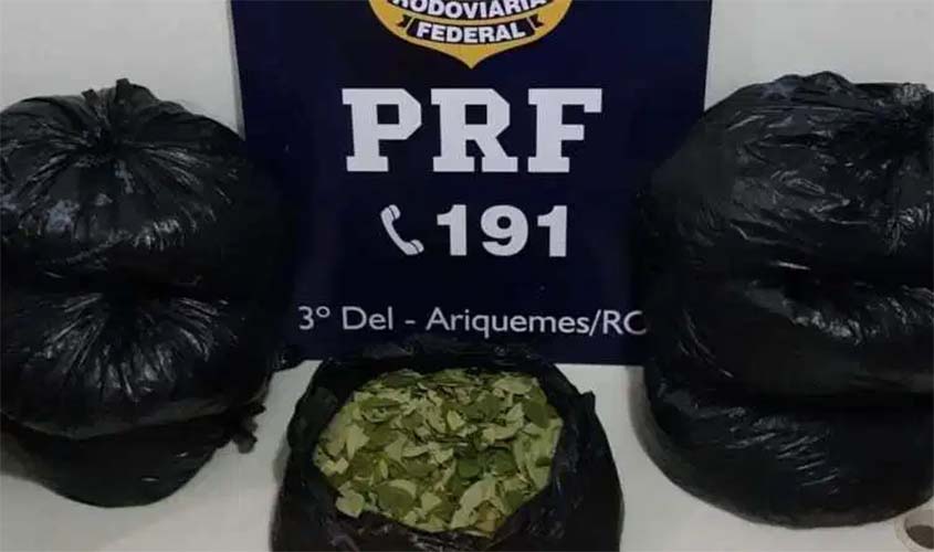 Tráfico de drogas e crime ambiental foram flagrados pela PRF