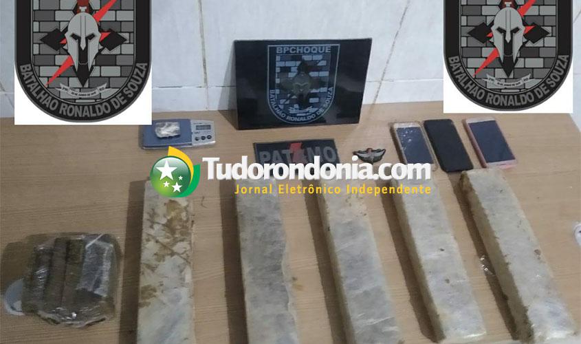 Polícia prende acusados de tráfico com mais de 7 Kg de maconha na capital