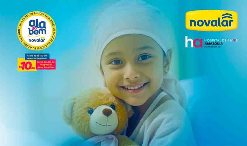 MAIS DE 94 MIL REAIS GRUPO NOVALAR FINALIZA CAMPANHA ALA DO BEM E FAZ A DOAÇÃO PARA O HOSPITAL DE AMOR DA AMAZÔNIA