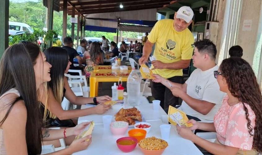 Riscos da combinação de álcool e direção foram destacados durante campanha “Calma, Vai de Boa”, em Porto Velho