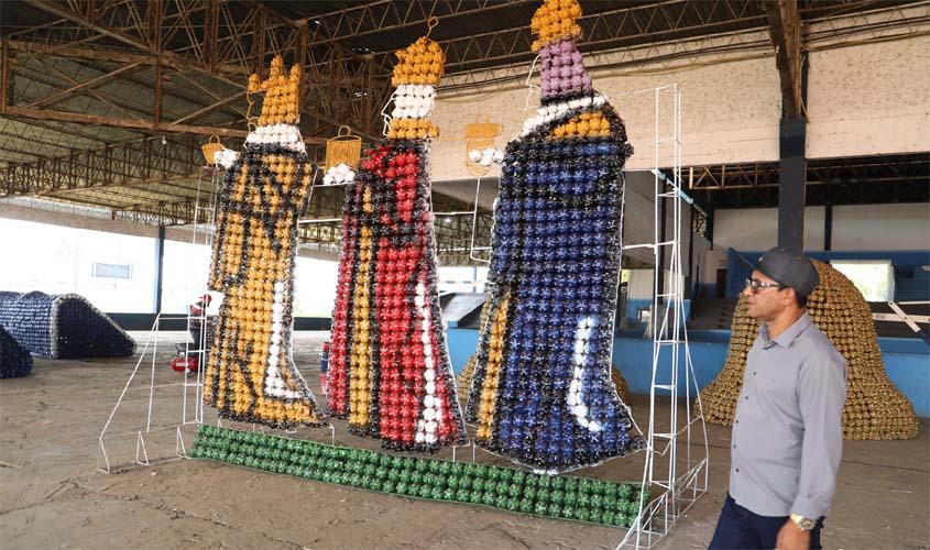 Prefeitura começa montagem de ornamentação natalina