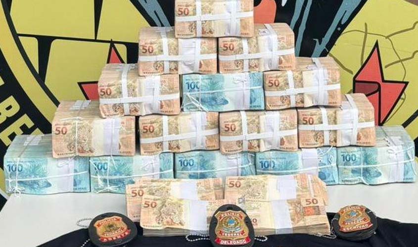 PF Apreende R$ 1 Milhão em Porto Velho/RO