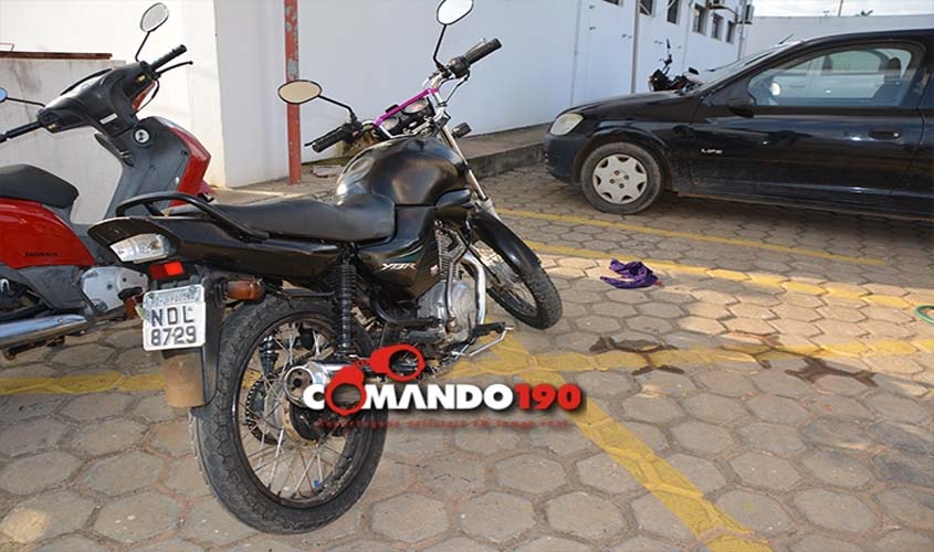 Jovem é preso com moto roubada supostamente comprada em redes sociais