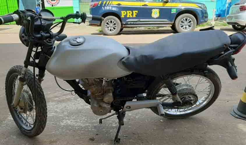 PRF flagra motocicleta adulterada na BR-364