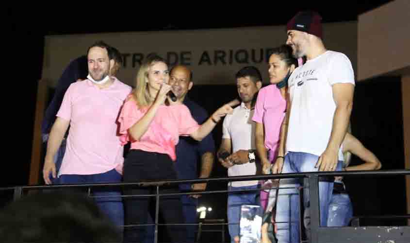 Prefeita eleita de Ariquemes, Carla Redano agradece população pela confiança em seu nome