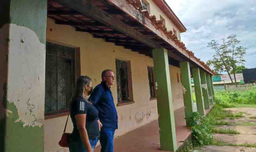 Prédio da Escola Estadual Durvalina Estilbem de Oliveira vai ser restaurado
