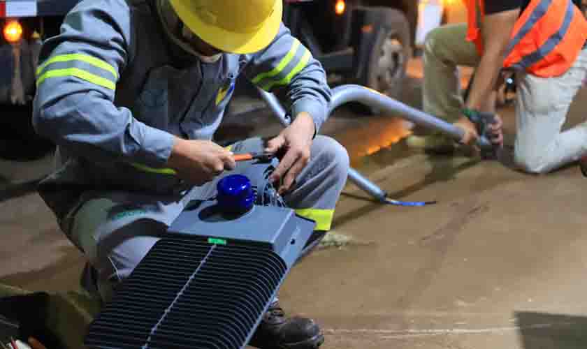Rua Venezuela ganha moderno sistema de iluminação