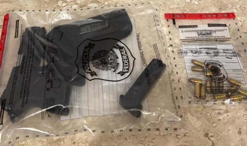 PF e PMRO prendem homem por porte ilegal