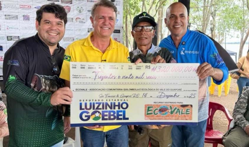 Luizinho Goebel destina emenda de R$ 320 mil à Ecovale