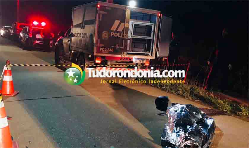 Motociclista morre durante colisão frontal entre motos na zona leste 