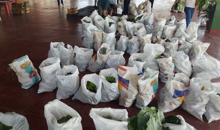 Unidades de acolhimento recebem alimentos da agricultura familiar