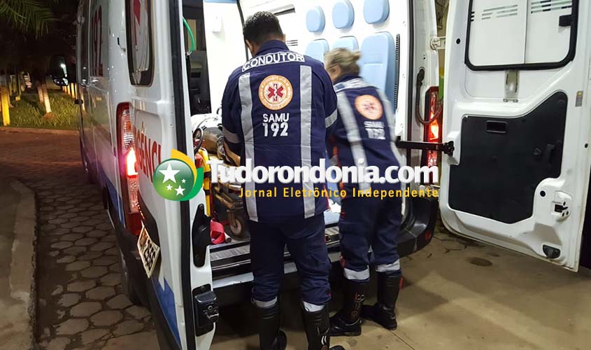 Homem leva facadas na cabeça durante briga em bar de distrito de Porto Velho