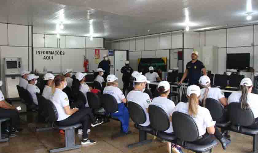 Agentes e auxiliares de trânsito da regional de Vilhena são treinados para atuarem na operação Lei Seca